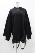 KILL STAR / FLAYER SWEAT SHIRT XS ブラック H-25-04-02-1054-SL-TO-KB-ZH