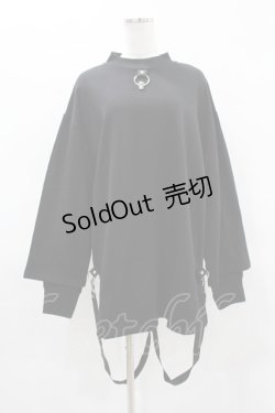 画像1: KILL STAR / FLAYER SWEAT SHIRT XS ブラック H-25-04-02-1054-SL-TO-KB-OS