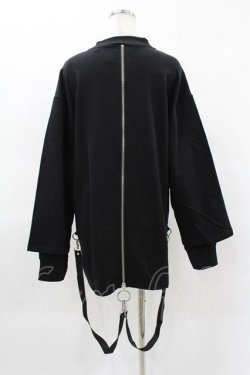 画像2: KILL STAR / FLAYER SWEAT SHIRT XS ブラック H-25-04-02-1054-SL-TO-KB-ZH