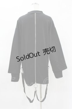 画像2: KILL STAR / FLAYER SWEAT SHIRT XS ブラック H-25-04-02-1054-SL-TO-KB-OS