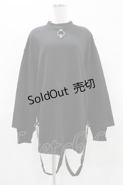 画像1: KILL STAR / FLAYER SWEAT SHIRT XS ブラック H-25-04-02-1055-SL-TO-KB-ZY
