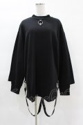 KILL STAR / FLAYER SWEAT SHIRT XS ブラック H-25-04-02-1056-SL-TO-KB-ZH