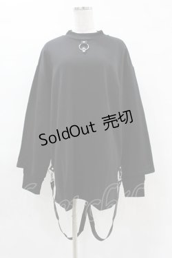 画像1: KILL STAR / FLAYER SWEAT SHIRT XS ブラック H-25-04-02-1056-SL-TO-KB-ZS