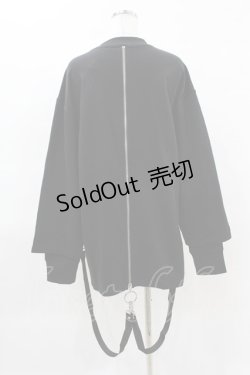 画像2: KILL STAR / FLAYER SWEAT SHIRT XS ブラック H-25-04-02-1056-SL-TO-KB-ZS