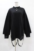KILL STAR / FLAYER SWEAT SHIRT XS ブラック H-25-04-02-1057-SL-TO-KB-ZH