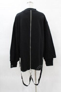 画像2: KILL STAR / FLAYER SWEAT SHIRT XS ブラック H-25-04-02-1057-SL-TO-KB-ZH