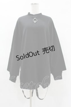 画像1: KILL STAR / FLAYER SWEAT SHIRT XS ブラック H-25-04-02-1058-SL-TO-KB-ZI