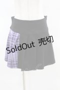 KILL STAR / CATTLE PLEATED SKIRT S ブラック/ライラックタータン H-25-04-02-1010-SL-SK-KB-ZS
