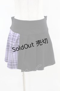 KILL STAR / CATTLE PLEATED SKIRT S ブラック/ライラックタータン H-25-04-02-1010-SL-SK-KB-ZS