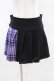 画像1: KILL STAR / CATTLE PLEATED SKIRT S ブラック/ライラックタータン H-25-04-02-1010-SL-SK-KB-ZS (1)