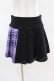 画像1: KILL STAR / CATTLE PLEATED SKIRT S ブラック/ライラックタータン H-25-04-02-1011-SL-SK-KB-ZH (1)