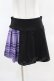 画像1: KILL STAR / CATTLE PLEATED SKIRT S ブラック/ライラックタータン H-25-04-02-1012-SL-SK-KB-ZH (1)