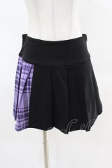 KILL STAR / CATTLE PLEATED SKIRT S ブラック/ライラックタータン H-25-04-02-1013-SL-SK-KB-ZH