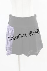 KILL STAR / CATTLE PLEATED SKIRT S ブラック/ライラックタータン H-25-04-02-1013-SL-SK-KB-ZS
