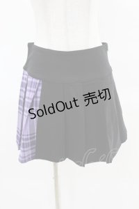 KILL STAR / CATTLE PLEATED SKIRT S ブラック/ライラックタータン H-25-04-02-1013-SL-SK-KB-ZS