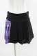 画像1: KILL STAR / CATTLE PLEATED SKIRT S ブラック/ライラックタータン H-25-04-02-1013-SL-SK-KB-ZH (1)