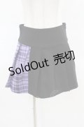 KILL STAR / CATTLE PLEATED SKIRT XS ブラック/ライラックタータン H-25-04-02-1014-SL-SK-KB-ZH