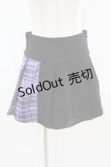 KILL STAR / CATTLE PLEATED SKIRT XS ブラック/ライラックタータン H-25-04-02-1014-SL-SK-KB-ZH