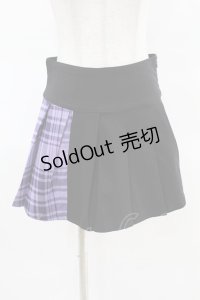 KILL STAR / CATTLE PLEATED SKIRT XS ブラック/ライラックタータン H-25-04-02-1014-SL-SK-KB-ZH
