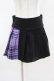 画像1: KILL STAR / CATTLE PLEATED SKIRT XS ブラック/ライラックタータン H-25-04-02-1014-SL-SK-KB-ZH (1)