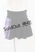 KILL STAR / CATTLE PLEATED SKIRT XS ブラック/ライラックタータン H-25-04-02-1015-SL-SK-KB-ZH