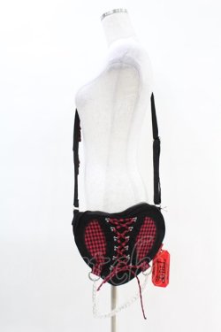 画像1: TRIPP NYC / BO PEEP HEART BAG  レッド H-25-04-02-1002-0-BG-KB-ZH