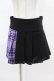 画像1: KILL STAR / CATTLE PLEATED SKIRT XS ブラック/ライラックタータン H-25-04-02-1017-SL-SK-KB-ZH (1)