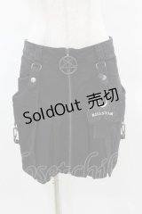 KILL STAR / GEIGER ZIP MINI SKIRT S ブラック H-25-04-02-1021-SL-SK-KB-ZH