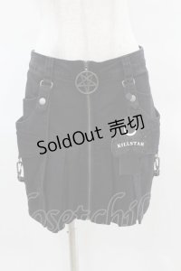 KILL STAR / GEIGER ZIP MINI SKIRT S ブラック H-25-04-02-1021-SL-SK-KB-ZH