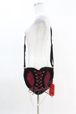画像1: TRIPP NYC / BO PEEP HEART BAG  レッド H-25-04-02-1003-0-BG-KB-ZH