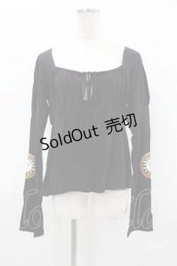 画像1: KILL STAR / EVIL'S HARVEST TOP M ブラック H-25-04-02-1035-SL-TO-KB-ZY