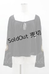 KILL STAR / EVIL'S HARVEST TOP M ブラック H-25-04-02-1036-SL-TO-KB-ZH