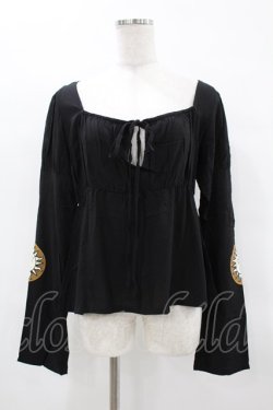画像1: KILL STAR / EVIL'S HARVEST TOP M ブラック H-25-04-02-1036-SL-TO-KB-ZH