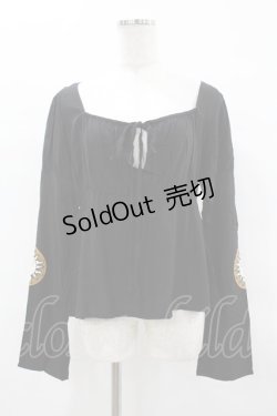 画像1: KILL STAR / EVIL'S HARVEST TOP M ブラック H-25-04-02-1036-SL-TO-KB-ZH