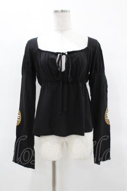画像1: KILL STAR / EVIL'S HARVEST TOP S ブラック H-25-04-02-1038-SL-TO-KB-ZH