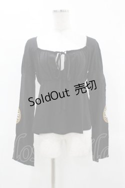 画像1: 【SALE】KILL STAR / EVIL'S HARVEST TOP S ブラック H-25-04-02-1038-SL-TO-KB-ZT049