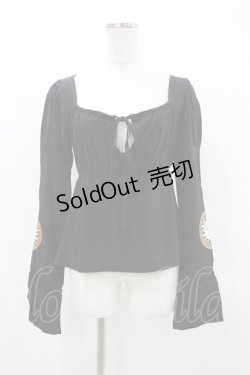 画像1: KILL STAR / EVIL'S HARVEST TOP XS ブラック H-25-04-02-1039-SL-TO-KB-ZS