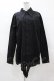 画像1: KILL STAR /OOD KIN LONGLINE SHIRT S 黒 H-25-04-02-1043-SL-BL-KB-ZH (1)
