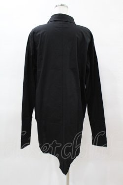 画像2: KILL STAR /OOD KIN LONGLINE SHIRT S 黒 H-25-04-02-1043-SL-BL-KB-ZH