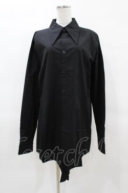 画像1: KILL STAR /OOD KIN LONGLINE SHIRT S 黒 H-25-04-02-1044-SL-BL-KB-ZH