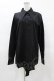 画像1: KILL STAR /OOD KIN LONGLINE SHIRT S 黒 H-25-04-02-1044-SL-BL-KB-ZH (1)