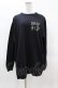 画像1: LONG CLOTHING / DROP ACID POCKET SWEAT M 黒 H-25-04-02-1048-0-TO-KB-ZH (1)