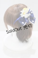 BABY,THE STARS SHINE BRIGHT / Cheerful Flowerリボンバレッタ  ネイビー H-25-04-02-065-BA-AC-NS-ZH