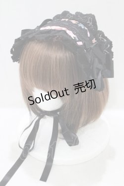 画像1: BABY,THE STARS SHINE BRIGHT / Pearl Bouquet柄ヘッドドレス  ブラック H-25-04-02-069-BA-AC-NS-ZH