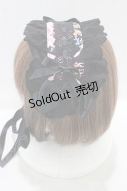 画像2: BABY,THE STARS SHINE BRIGHT / Pearl Bouquet柄ヘッドドレス  ブラック H-25-04-02-069-BA-AC-NS-ZH