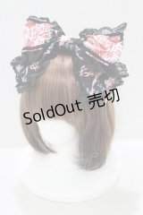 BABY,THE STARS SHINE BRIGHT / Pearl Bouquet柄カチューシャ  ブラック H-25-04-02-070-BA-AC-NS-ZH