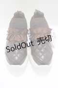 m petit by misako / AMキティリボンスニーカー L ブラウン H-25-04-02-075-LO-SH-NS-ZH