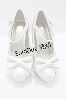 画像1: BABY,THE STARS SHINE BRIGHT / Princess Ladyパンプス S オフ H-25-04-02-077-BA-SH-NS-ZH