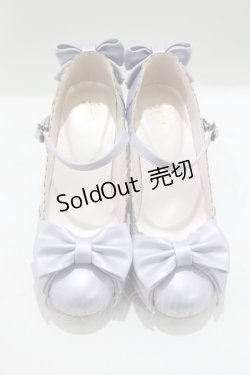 画像1: BABY,THE STARS SHINE BRIGHT / アンティークリボンシューズ S ラベンダー H-25-04-02-078-BA-SH-NS-ZH