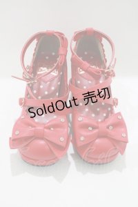 Angelic Pretty / 宝石リボンシューズ S レッド H-25-04-02-081-AP-SH-NS-ZH
